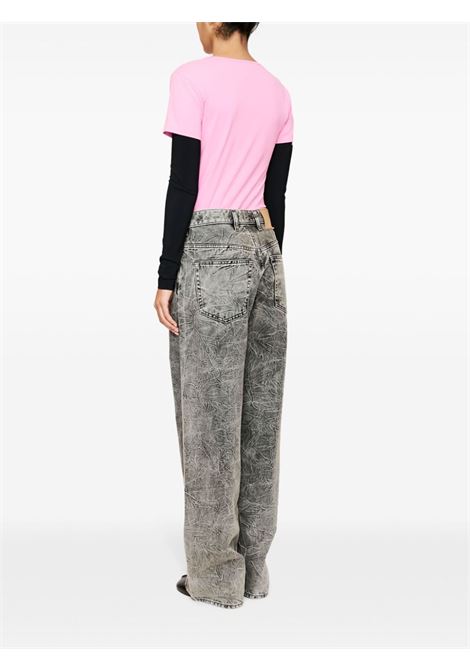 jeans 5 pocket donna grigio in cotone MM6 MAISON MARGIELA | S52LA0236 M30011860